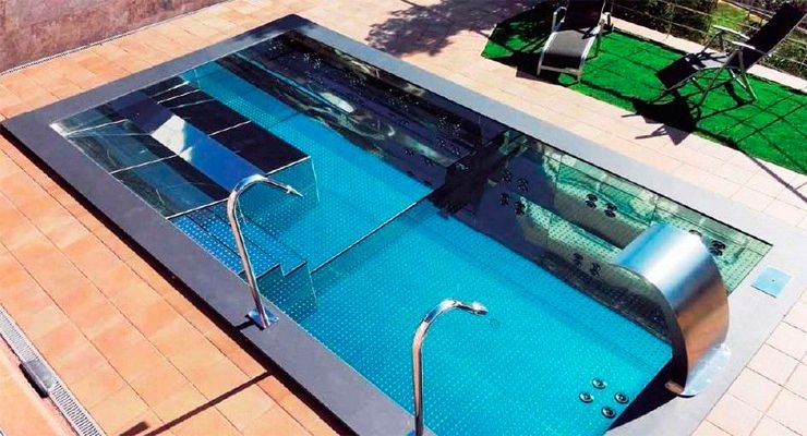Mini piscina spa en acero inoxidable